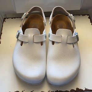 Birkenstock clog white 38 Tokio supergrip leather